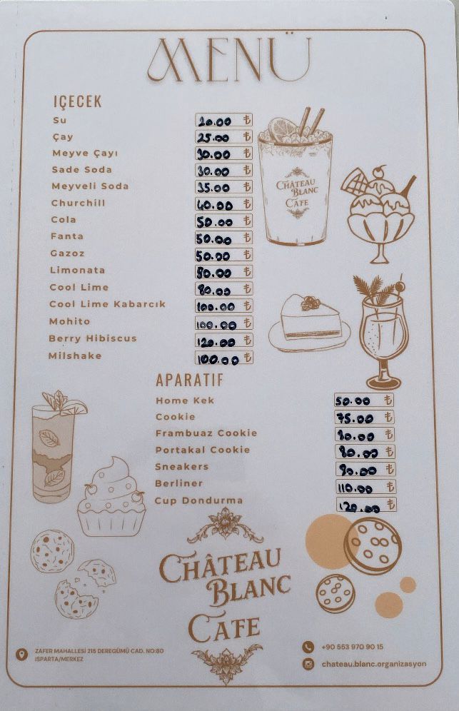 Château Blanc Cafe & Organizasyon